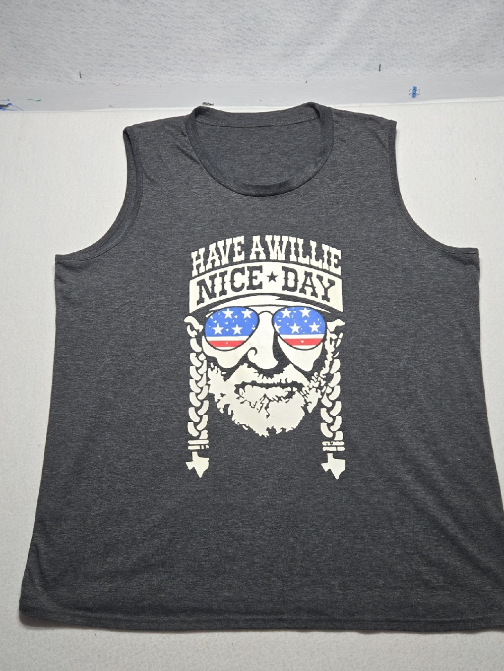 Willie Nelson "Have a Willie Nice Day" Tank Top